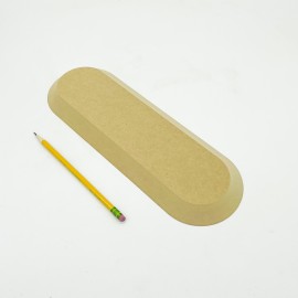 Rounded Rectangle 4.5 x 13.5 Pottery Form Rounded Rectangle 4.5 x 13.5 Pottery Form